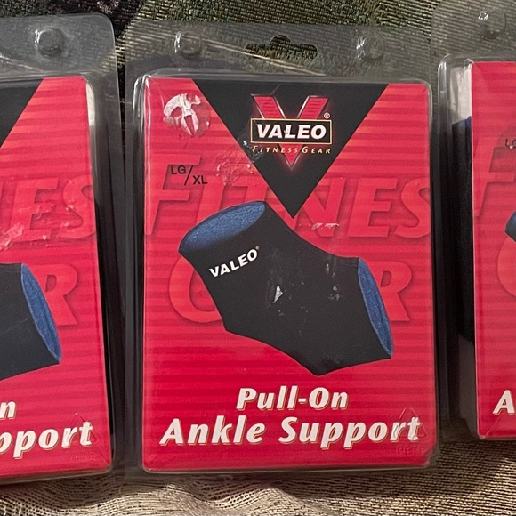 Lot of 3 Valeo Pull-on Ankle Support Sleeves L/ XL NEW - Picture 5 of 6